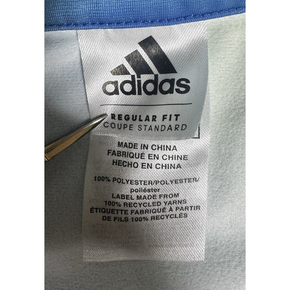 Adidas Baby Toddler ombré full-zip track jacket Blue Yellow Green 12 Months (B7) - Picture 4 of 4